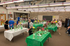 National Capital Dahlia Society, Getting Ready for a Show