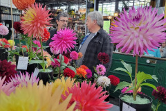 North Central Washington Dahlia Society, Pybus Market, Mike Catlin and Walt Jacencko