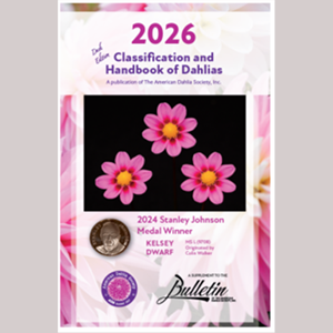 2026 Classification and <br>Handbook of Dahlias<br>Large Print, 3-hole punch<br>Ship to US Only